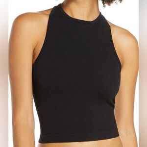🖤 NWT Free People Intimately Black Ribbed Racerback Tank 🖤